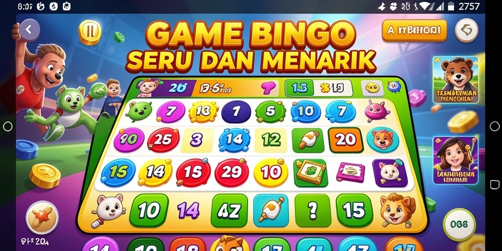 Gameplay seru Bingo di aplikasi 2757 dengan grafis yang menarik.