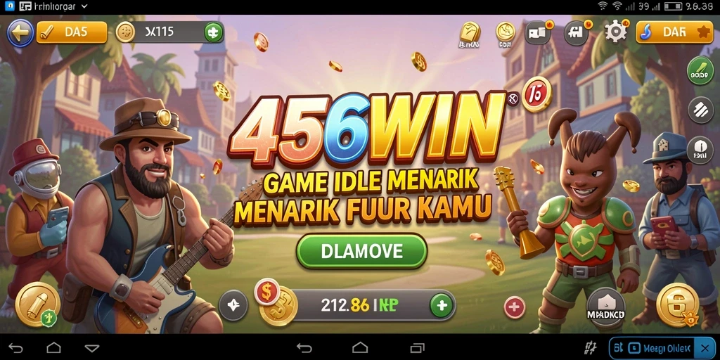 Tampilan gameplay seru dan menawan di 456WIN.