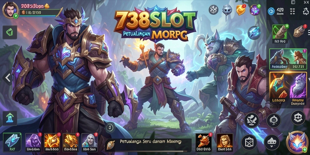 Tampilan gameplay yang menarik dari 738SLOT dalam dunia MMORPG.