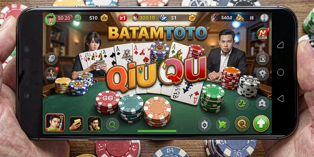 Tangkapan layar gameplay BATAMTOTO saat bermain QiuQiu.
