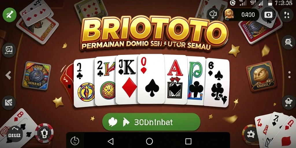 Tampilan gameplay BRIOTOTO yang seru dan menantang dalam permainan Domino.