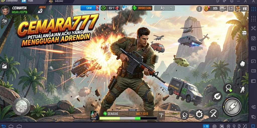 Tampilan gameplay CEMARA777 yang seru dan mendebarkan.