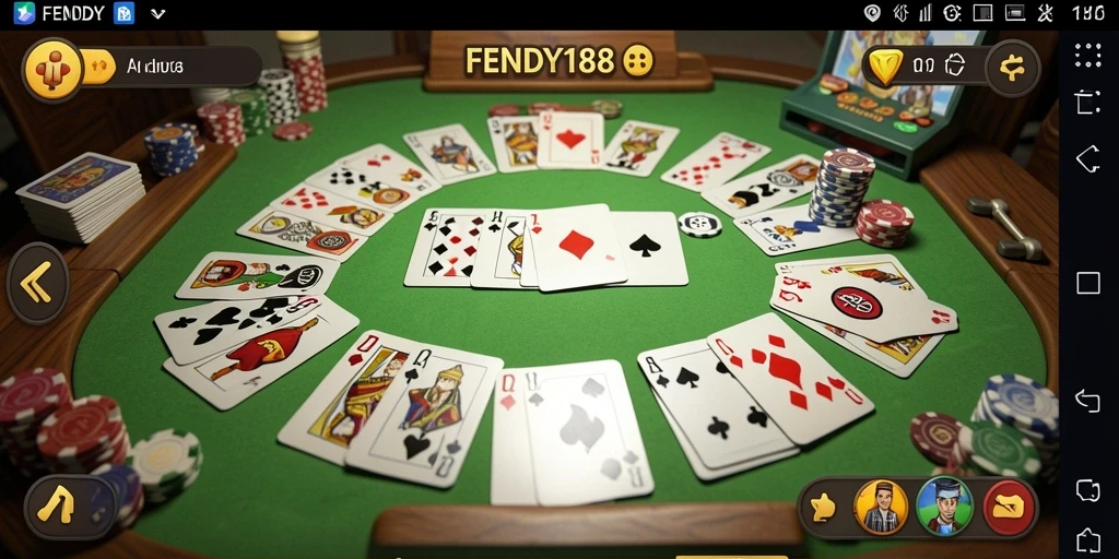Screenshot permainan Gaple yang seru di FENDY188.