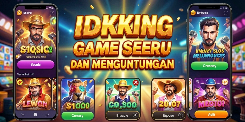 Tampilan gameplay menarik dari IDRKING menunjukkan keseruan bermain slot.