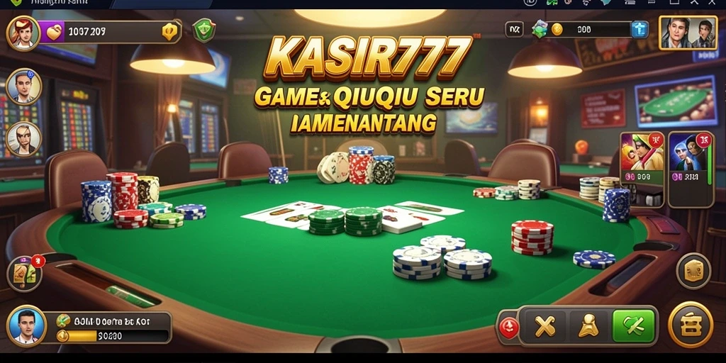 Tampilan menarik gameplay QiuQiu KASIR777 yang seru.