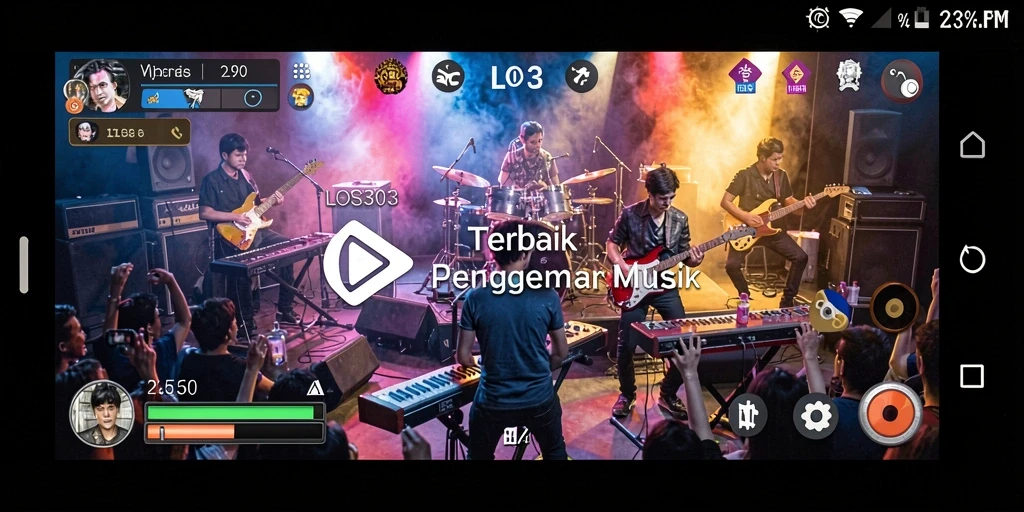Gameplay seru LOS303 dengan berbagai lagu hits.