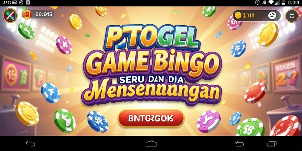 Tampak gameplay seru dari PTTOGEL yang menampilkan Bingo.