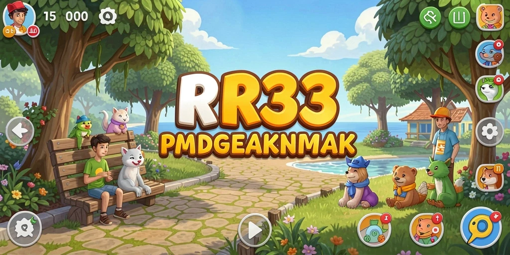 Screenshot gameplay RR33 yang menunjukkan keseruan permainan casual.