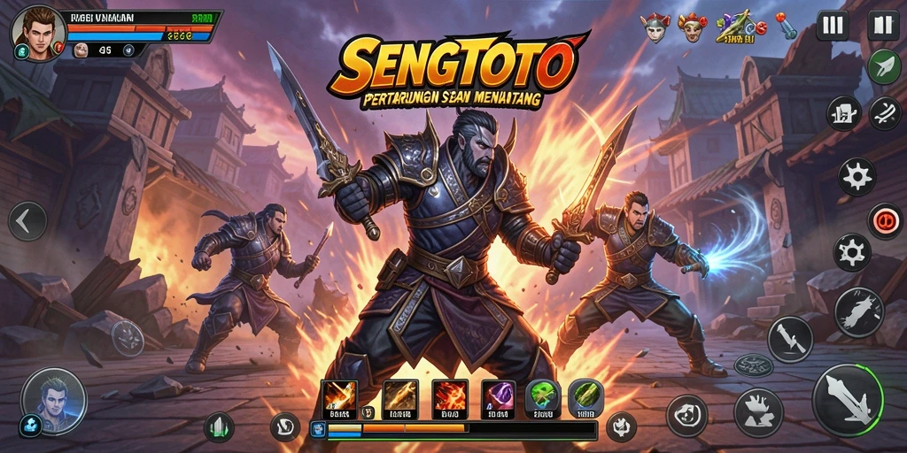 Gameplay menegangkan di SENGTOTO dengan karakter unik dan berbagai arena.