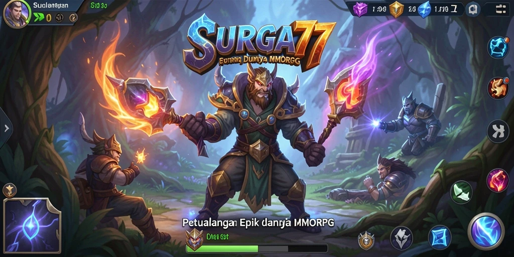 Tampilan gameplay menarik dari SURGA77 yang penuh aksi dan petualangan.