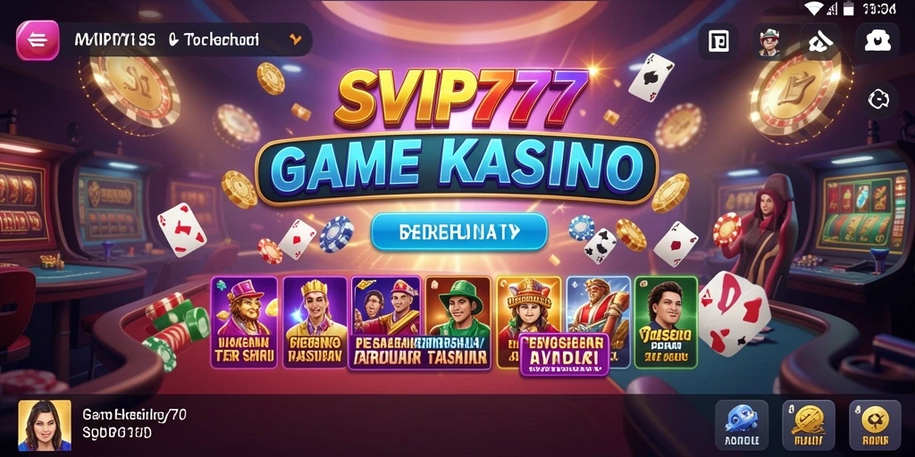 Tampilan gameplay seru dari SVIP777 di kasino online.