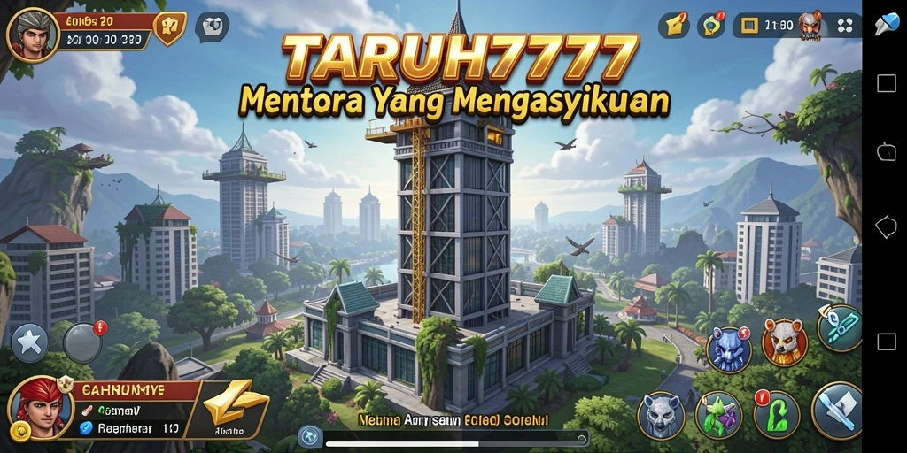 Tampilan gameplay seru dari TARUH777 dalam aksi Tower Defense.
