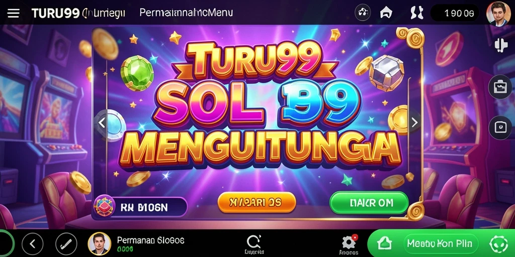 Screenshot TURU99 menampilkan gameplay Slot yang menarik dan interaktif.