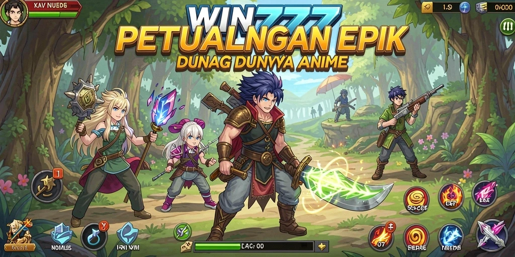 Gameplay seru dalam dunia Anime yang penuh petualangan.