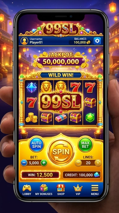 Tangkapan layar antarmuka pengguna 99sl yang intuitif.